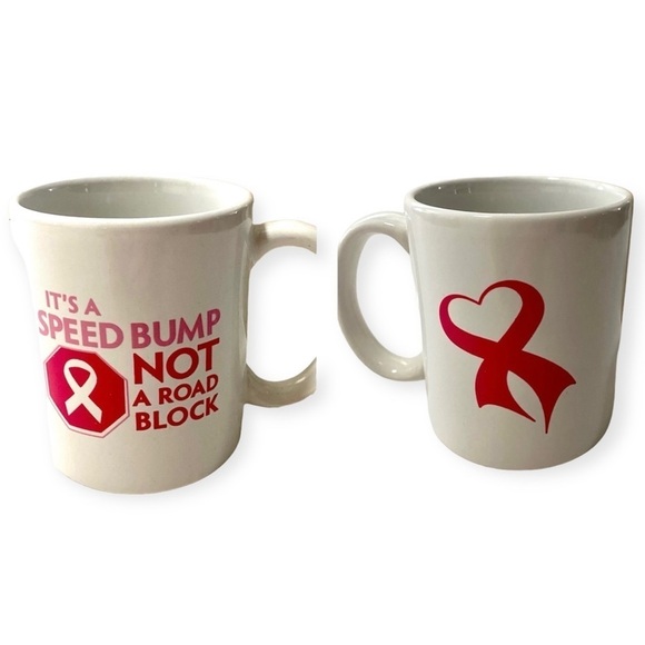 Cherish Ceramic Mug Breast Cancer Awareness  12 oz - Picture 1 of 12